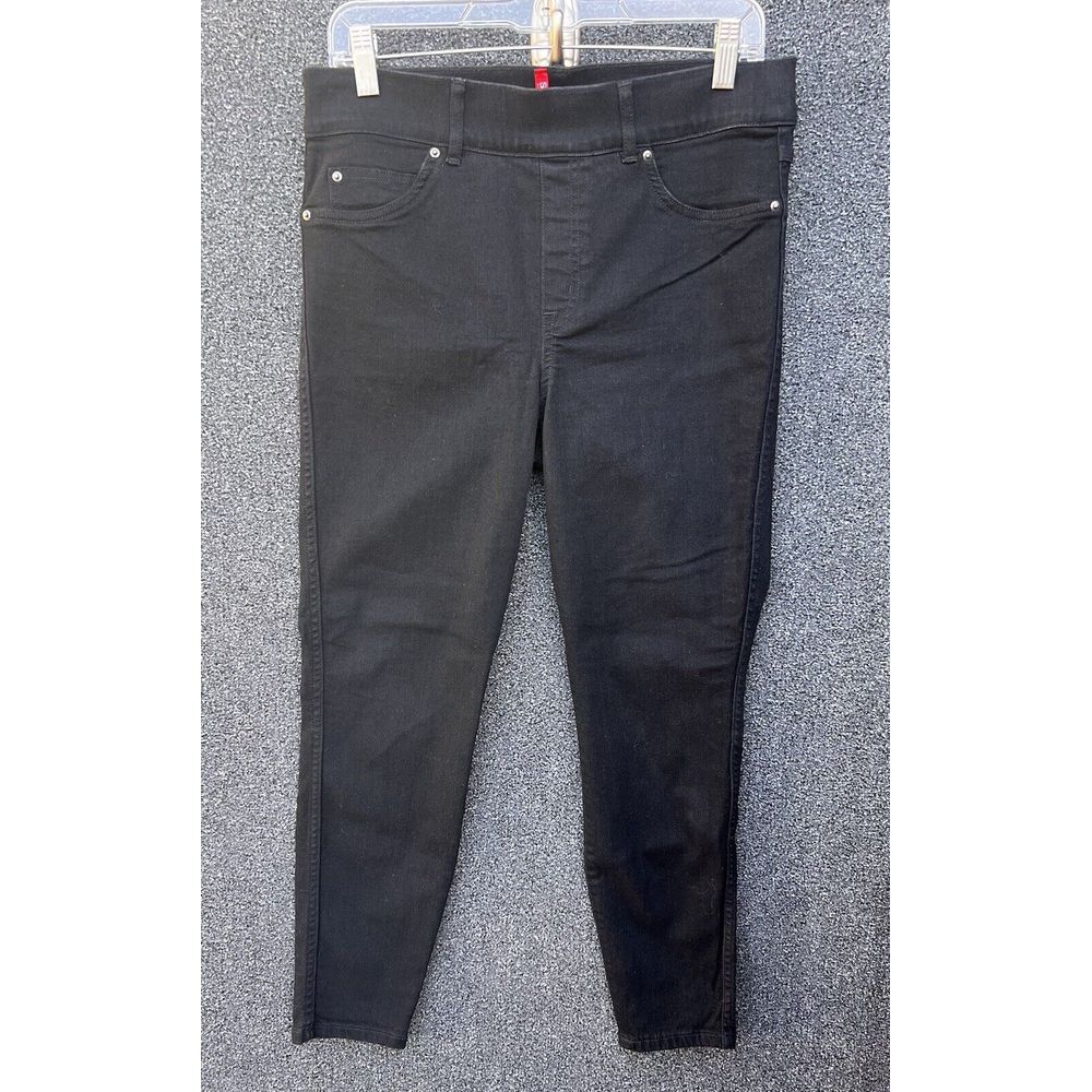 SPANX EveryWear‎ Ankle Skinny Jeans Pull-On Black Size Small Stretch Shaping